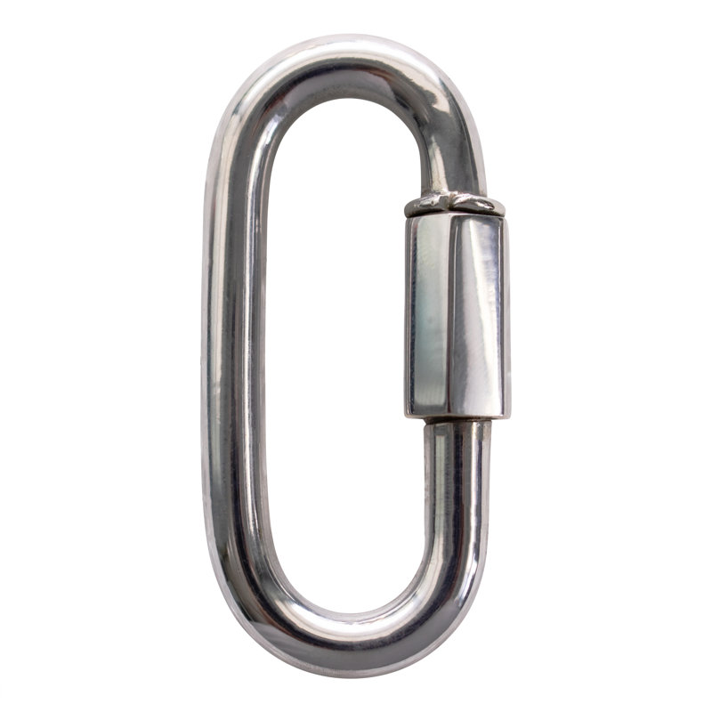 Chaîne à maillons rapides, H 2,36 po x l 1,06 po x P 0,24 po, Chrome poli