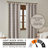 Anaheim Plaid Faux Leather Tab Top Single Curtain Panel with Fleece Lining-1346895084-1414683145