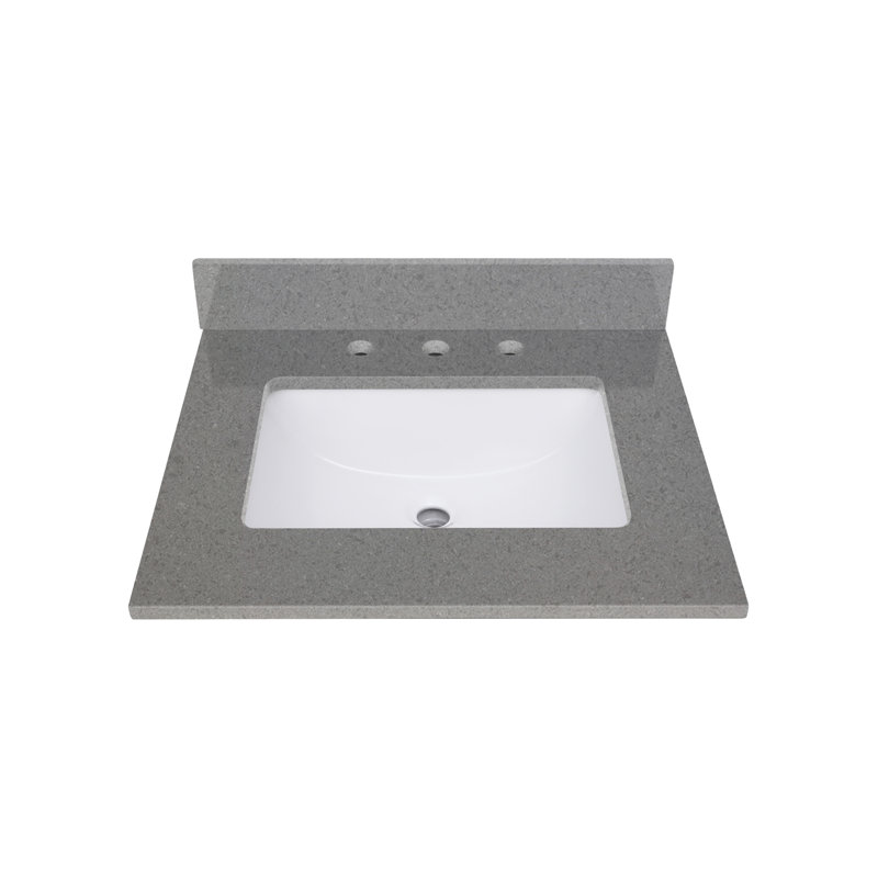 25'' W Single Vanity Top, Contrail Matte