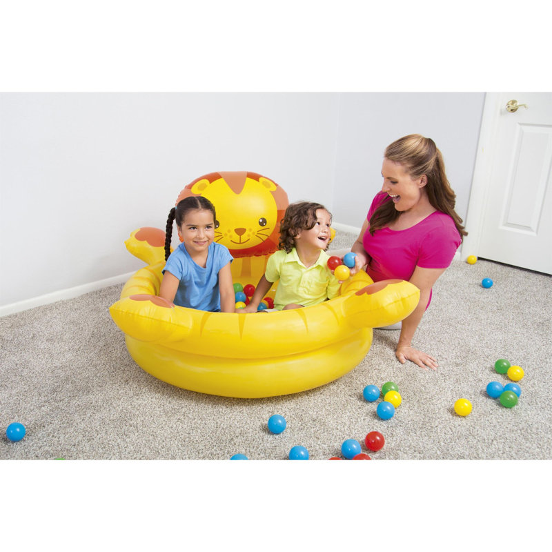 Up in and over Lion Ball Pit