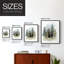 Impression encadrée Washy Treeline II - bois massif-986626687-986626677