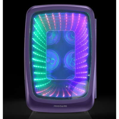 Frigidaire, mini-réfrigérateur personnel avec 6 canettes / 4 litres DEL, mauve