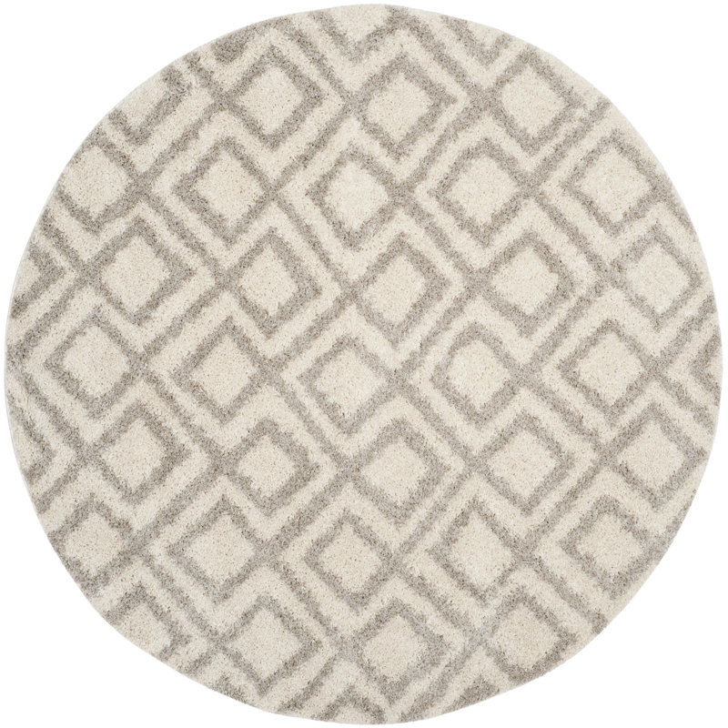 Tapis ivoire / beige Develin, Rond 6 pi 7 po