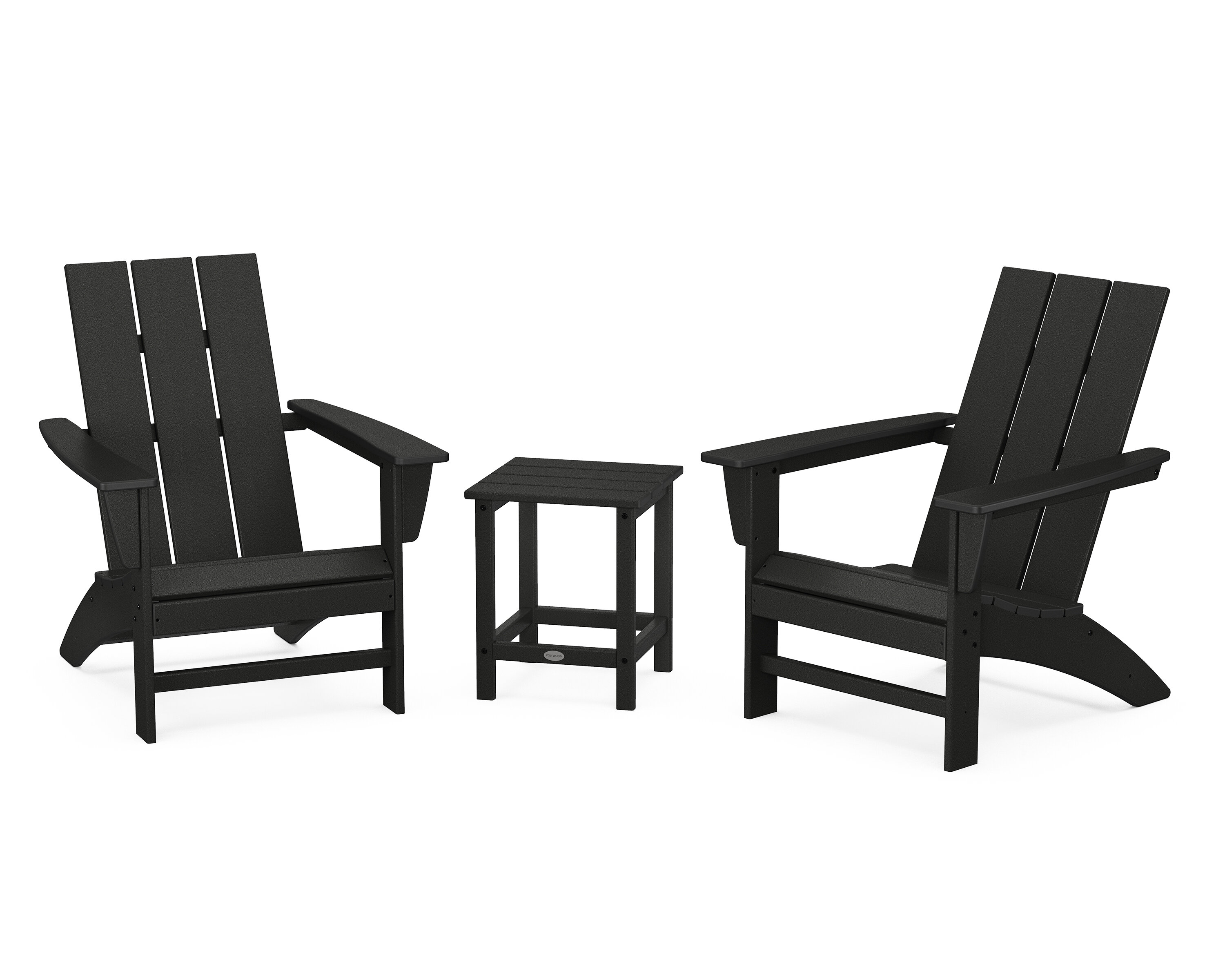 POLYWOOD® Modern Adirondack 3 Piece Seating Group & Reviews | Wayfair