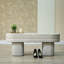 Chenille Upholstered Bench