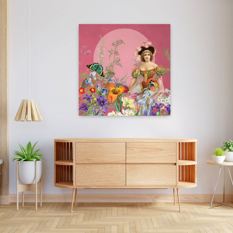 Art contemporain, art mural rétro, H 36 po x l 36 po