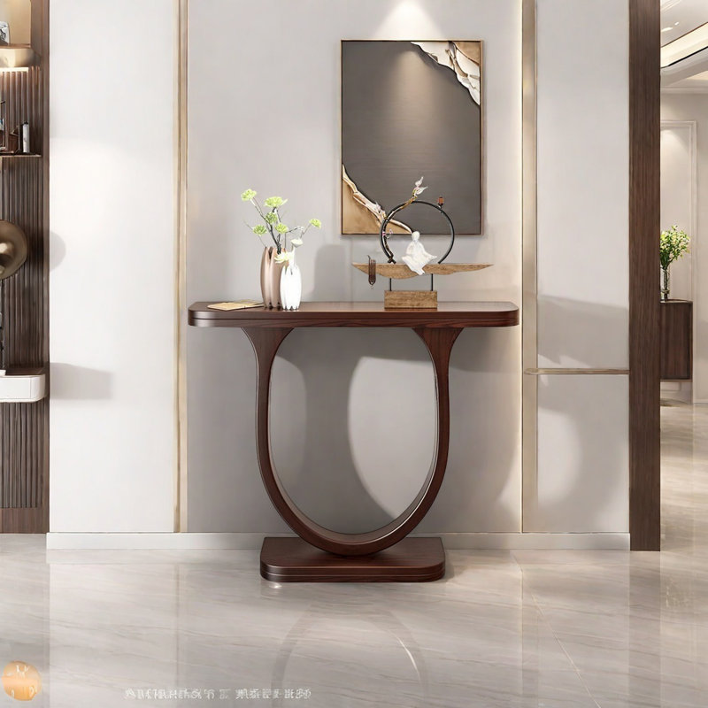 Minimalist Art Console Table, 33.46" H x 47.24" W x 9.06" D
