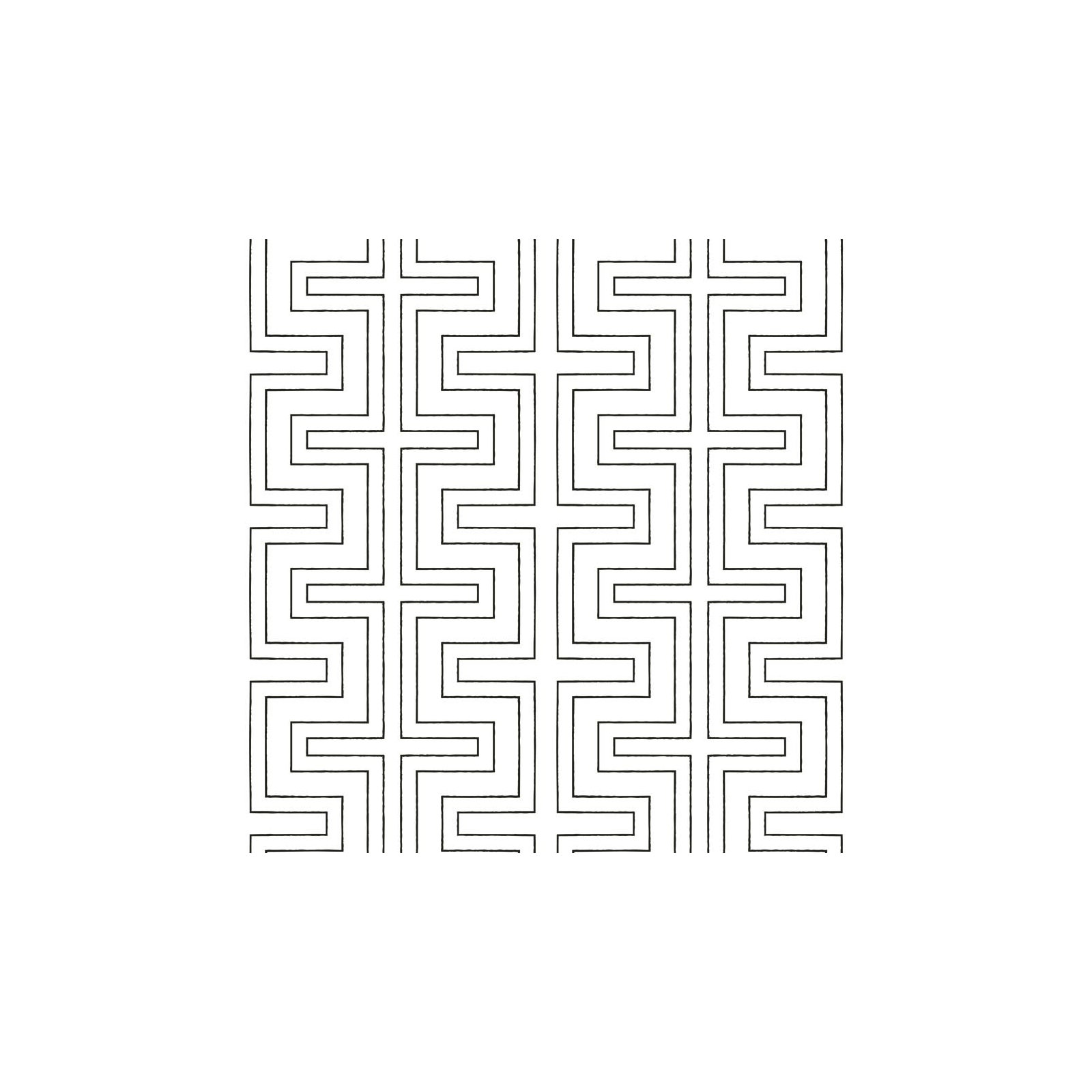 Halsted Modern Geometric Peel & Stick Wallpaper, Quartz White, Non-pasted