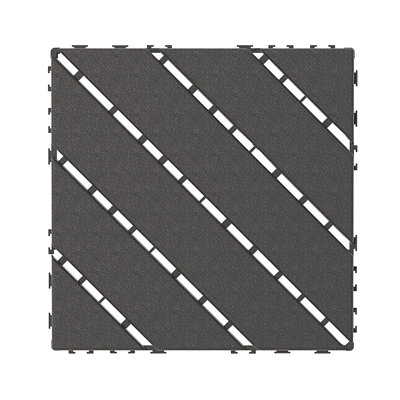 Plastic Interlocking Deck Tiles