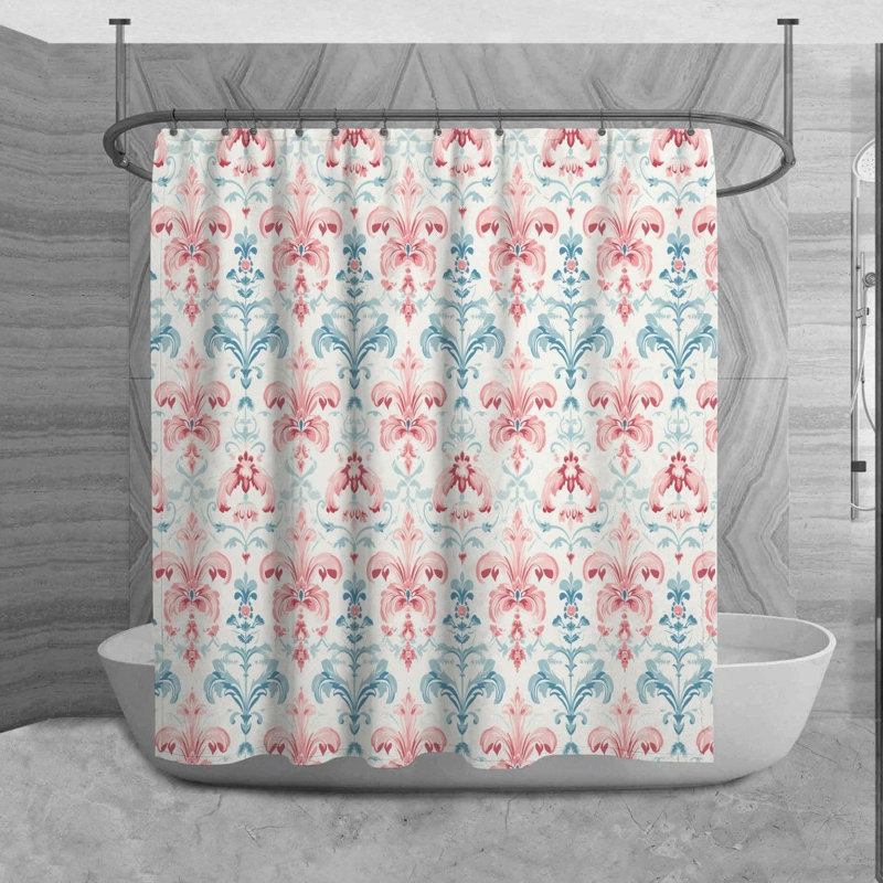 Rideau de douche Classic Print, H 73 po x l 70 po x P 6 po