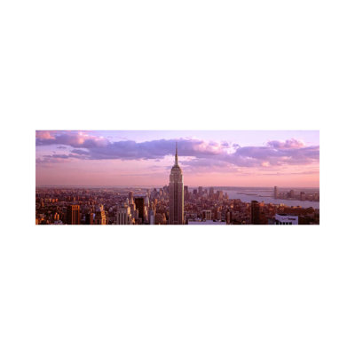 Aerial View Of A City, Rockefeller Center, Midtown Manhattan, Manhattan, New York City, New York State, USA - Wrapped Canvas Panoramic Print