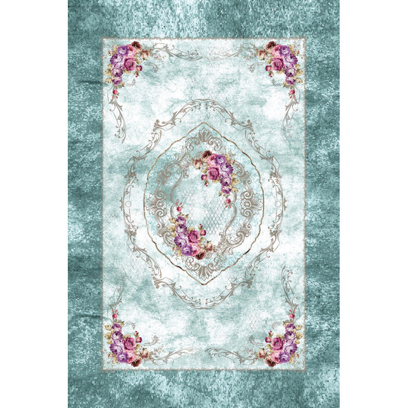 Premium 3D Printed Area Rug, 5.2 x 7.5 Feet, 100% Polyester, 650 g/m² | Antibacterial, Non-Slip PVC Dot Underside, Machine Washable | Ideal for Living Room, Bedroom & Home Decor, Soft Pile Height: 0.3 Inches