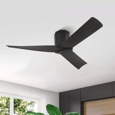 52 po Ventilateur de plafond encastré 3 pales ABS sans lumière
