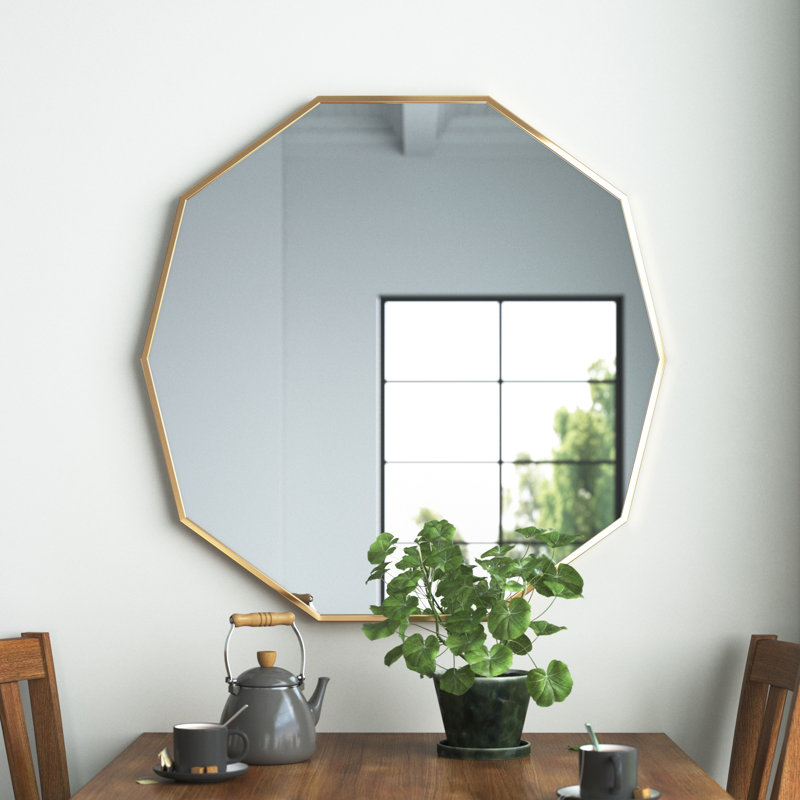 Miroir d'appoint Argent, Or