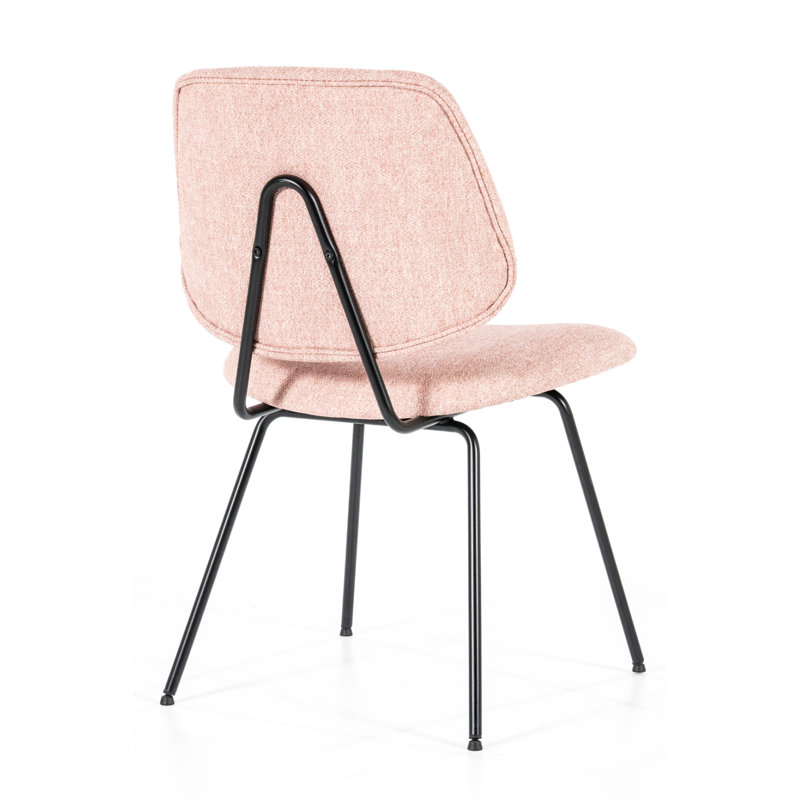 Lynn Upholstered Dining Chair, Pink