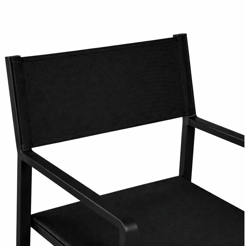 Sunset Director Chair, Black
