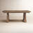 McKew Fir Rectangular Solid Wood Top with Solid Wood Base Dining Table