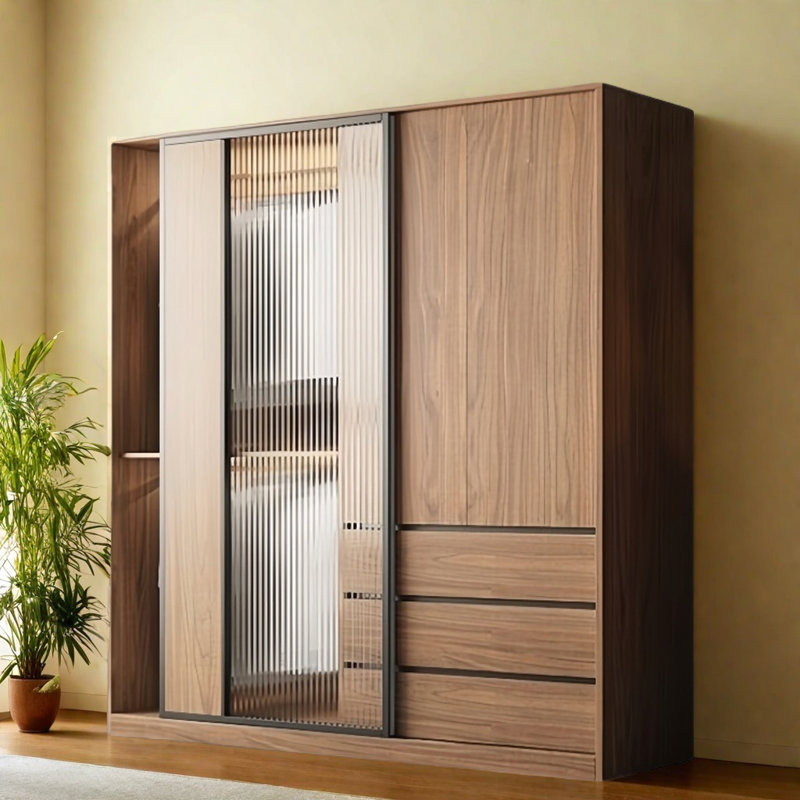 Armoire moderne, simple, pratique, élégante et élégante, H 83 po x l 63 po x P 24 po