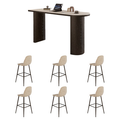 Table de bar moderne et luxueuse