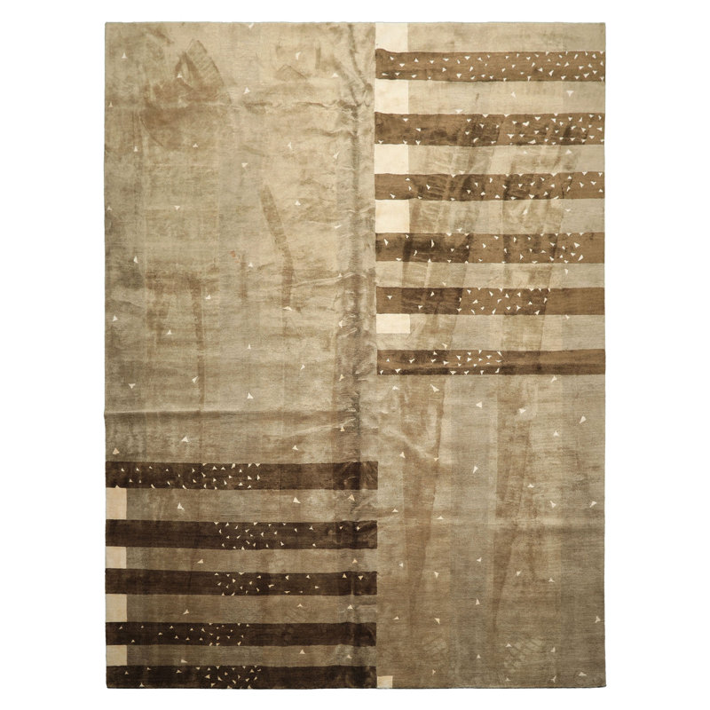 Tapis tibétain en laine noué à la main multi-tailles Tibetano, Rectangle 9 pi x 12 pi
