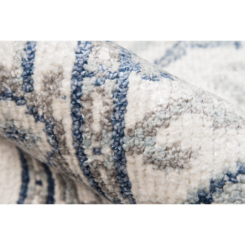 Santorini Viscose Oriental Indoor Rug, Rectangle 8' x 11'