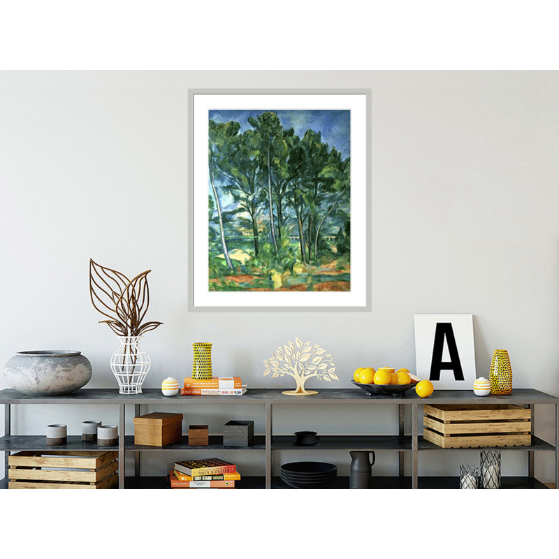 L'aqueduc (montagne Sainte-Victoire vue à travers les arbres) par Paul Cézanne, H 40,81 po x l 33,5 po
