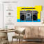 Boombox argent rétro-1513438959