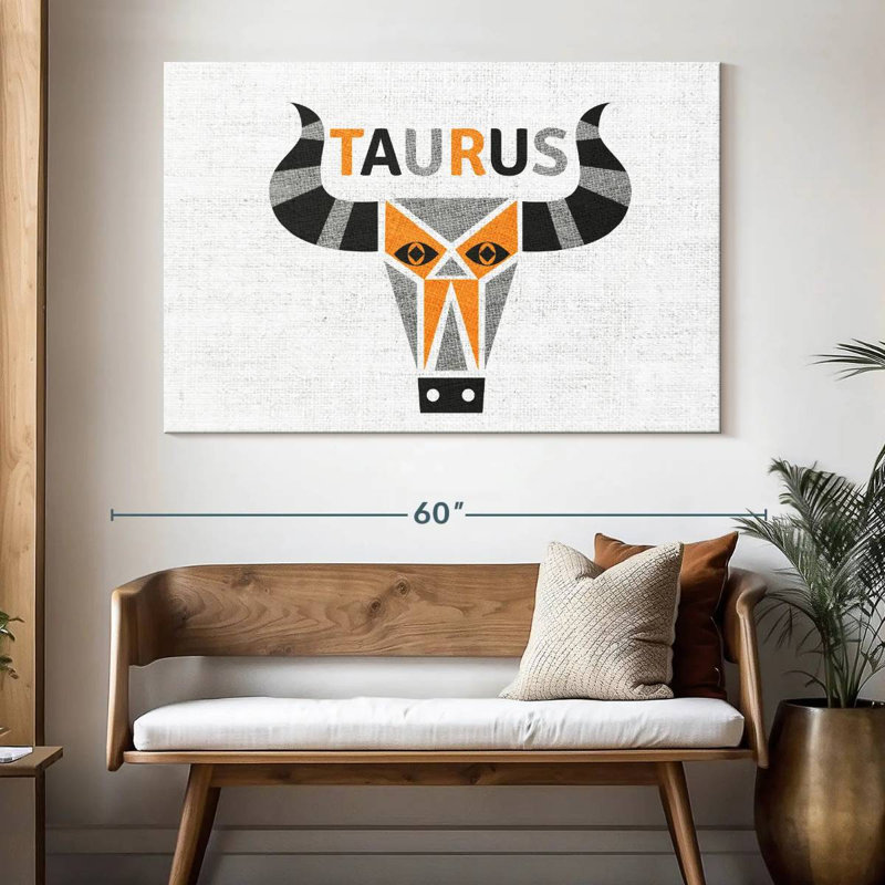 Adella Taurus, 34" H x 51" W
