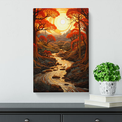 Landscape Nouveau - No Frame Print