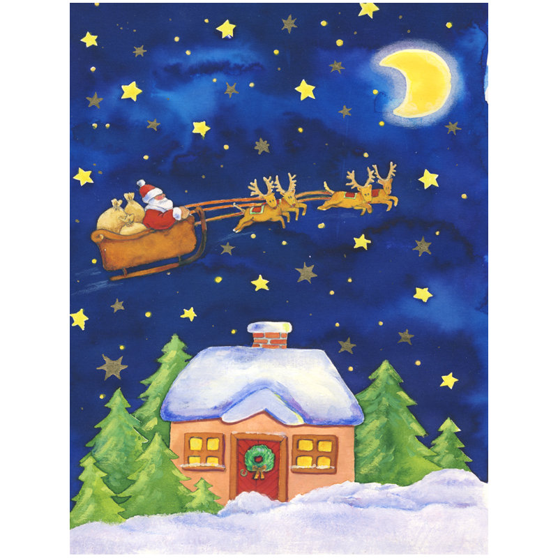 Double Sided Polyester Christmas Garden Flag, 40" H x 28" W