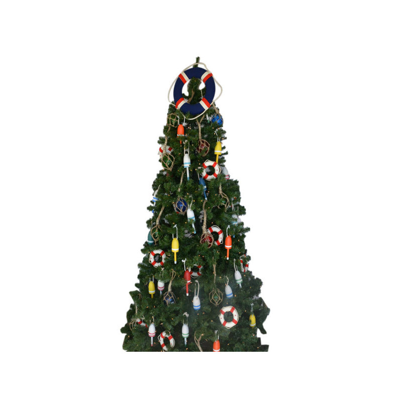 Décoration de surmatelas sauvetage pour arbre de noël blue veste