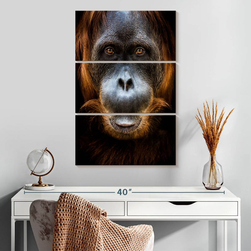 Brampt Orangutan Face, 32" H x 20" W