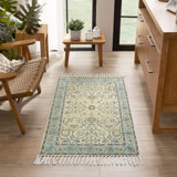 Jessica Simpson Machine Washable, Slip Resistant Accent and Runner Rugs with Fringe