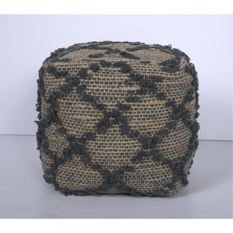 Pouf carré Poncho (SEULEMENT UN OTTOMAN)