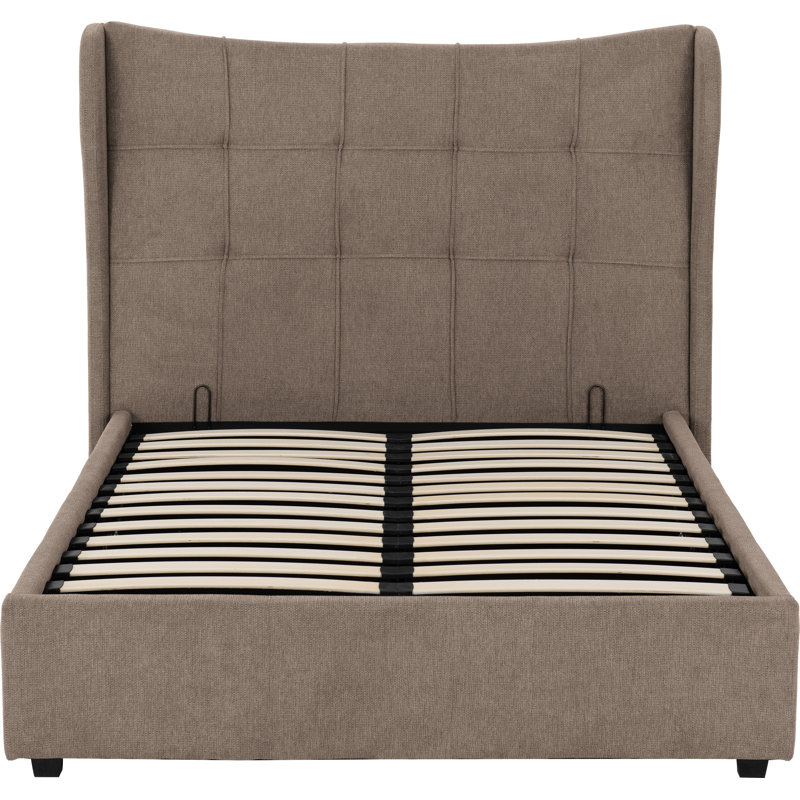 Verona Ottoman Bedframe, Brown, Double (4'6)