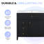 Meuble-lavabo simple sur pied 36 po avec comptoir en céramique, tiroirs et tablette réglable-1397757876