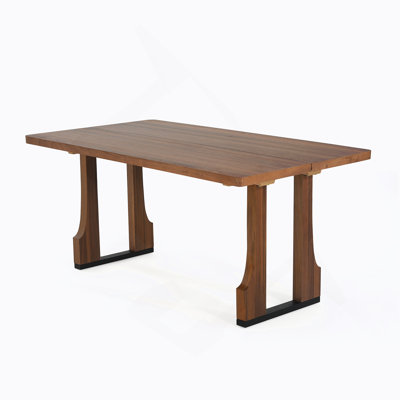 Table de salle à manger 63 "rectangulaire (noyer)