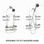 Chariot de douche Stickland