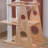 Simple Style Solid Wood Cat Tree