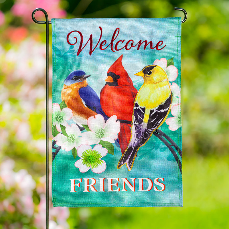 Drapeau de jardin Welcome