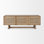 Grier 65.0L X 18.0W X 23.0H Medium Brown Solid Wood W/Cane Media Console