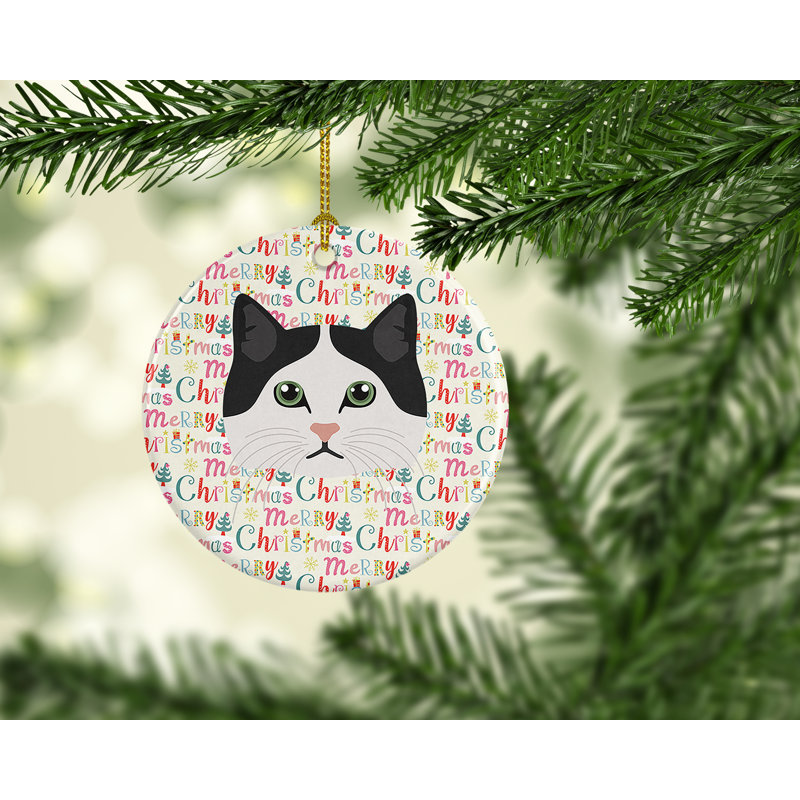 2.8'' Ceramic Animals Hanging Figurine Ornament