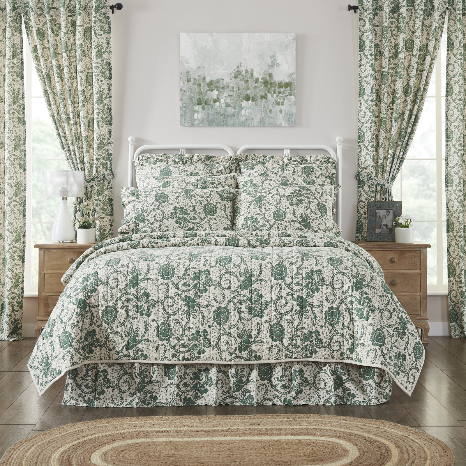 Cowlington Cotton Quilt Set, King Quilt