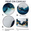 Golden Silence of Minimal Marble River I - abstrait minimalisme, art mural-682135020-682135017-682135023