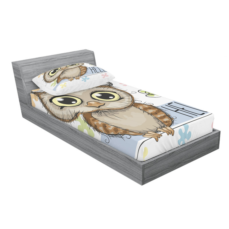 Microfiber Sheet Set, Twin Sheet Set with Fitted Sheet