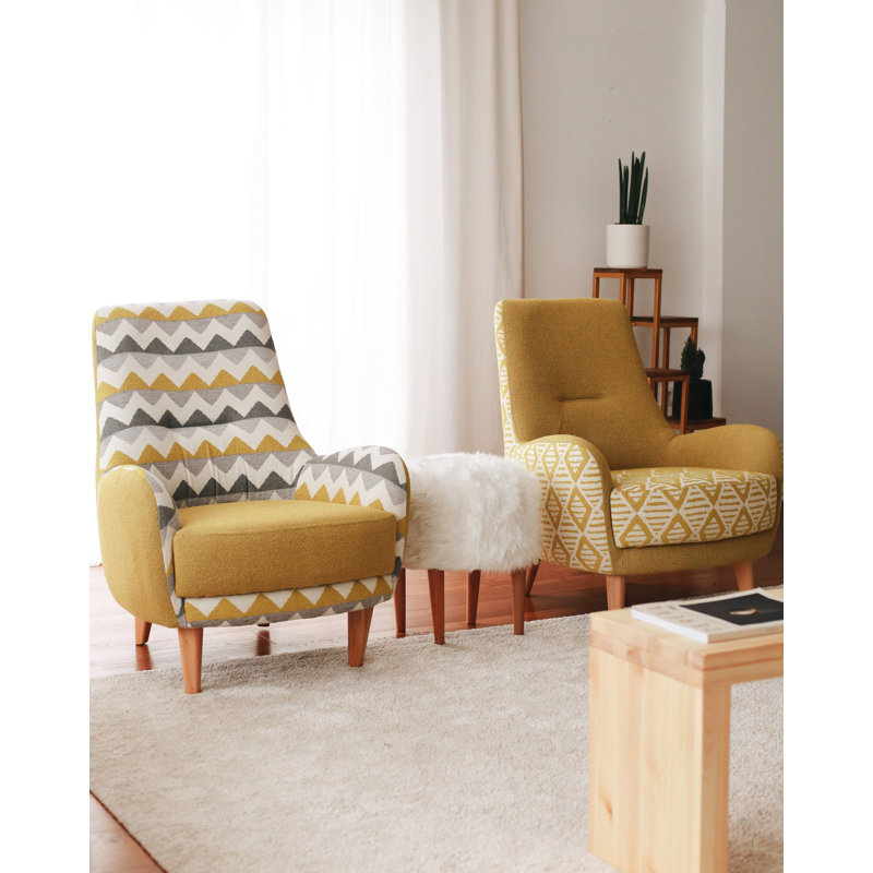 Bina Upholstered Wingback Chair