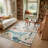 Rug Branch Haven 7' x 10' (6'7" x 9'6") Blue/Grey Education Learning Kids Area Rug, Contemporary, Medium Pile, Stain-Resistant Carpet - Playroom, Nursery, Toy Room and Bedroom-1539170866