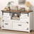 Lateral File Cabinets 2 Drawer With Sliding Barn Doors-1595056074