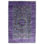 Hand Knotted Wool Area Rug in Gray And Purple