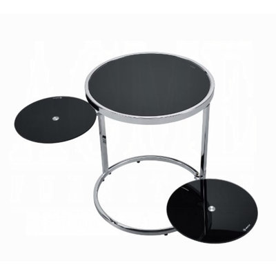 Allyzon Glass Top End Table
